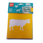 pochoirs animaux de la ferme apli