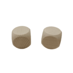 dés en bois rayher 40mm