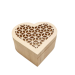 boîte coeur en bois kit creation