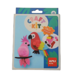 kit enfant craft pompon perroquet apli (2)