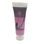 peinture acrylique pailletée rose