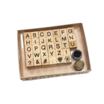 tampon scrapbooking alphabet