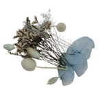 fleurs séchées kit creation bleu