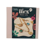 kit parure bijoux graine creative acier inoxydable vert