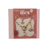 kit parure de bijoux en acier inoxydable graine creative