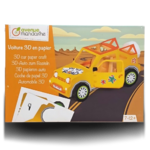 Kit voiture 3D enfant avenue mandarine