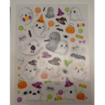 gommettes fantômes halloween