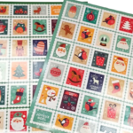 gommettes timbres de noël