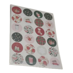 gommettes de rondes de noël