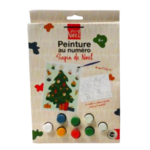 peinture numéro enfant sapin de noël