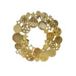 couronne en bois à peindre