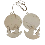 suspensions en bois noël kit creation