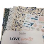 papier lot scrapbooking beatrice garnie love winter