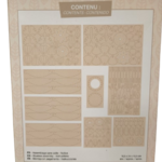 maquette bouquet fleurs en bois
