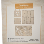 maquette chauve souris en bois