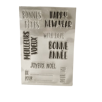 tampons transparent noel artemio