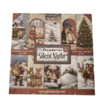 bloc papier stamperia 20x20 silent night