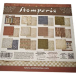 bloc papier stamperia 30x30 background silent night 2