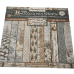 bloc papier stamperia 30x30 background white christmas
