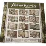 bloc papier stamperia 30x30 forest 2