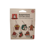 Suspenions coloriage velours
