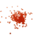 perles de rocaille 2 mm orange