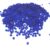 perles de rocailles 2 mm bleues