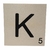 lettre scrabble K