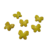 perles papillons jaune