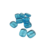 perles translucides bleues