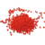 perles de rocaille rouge
