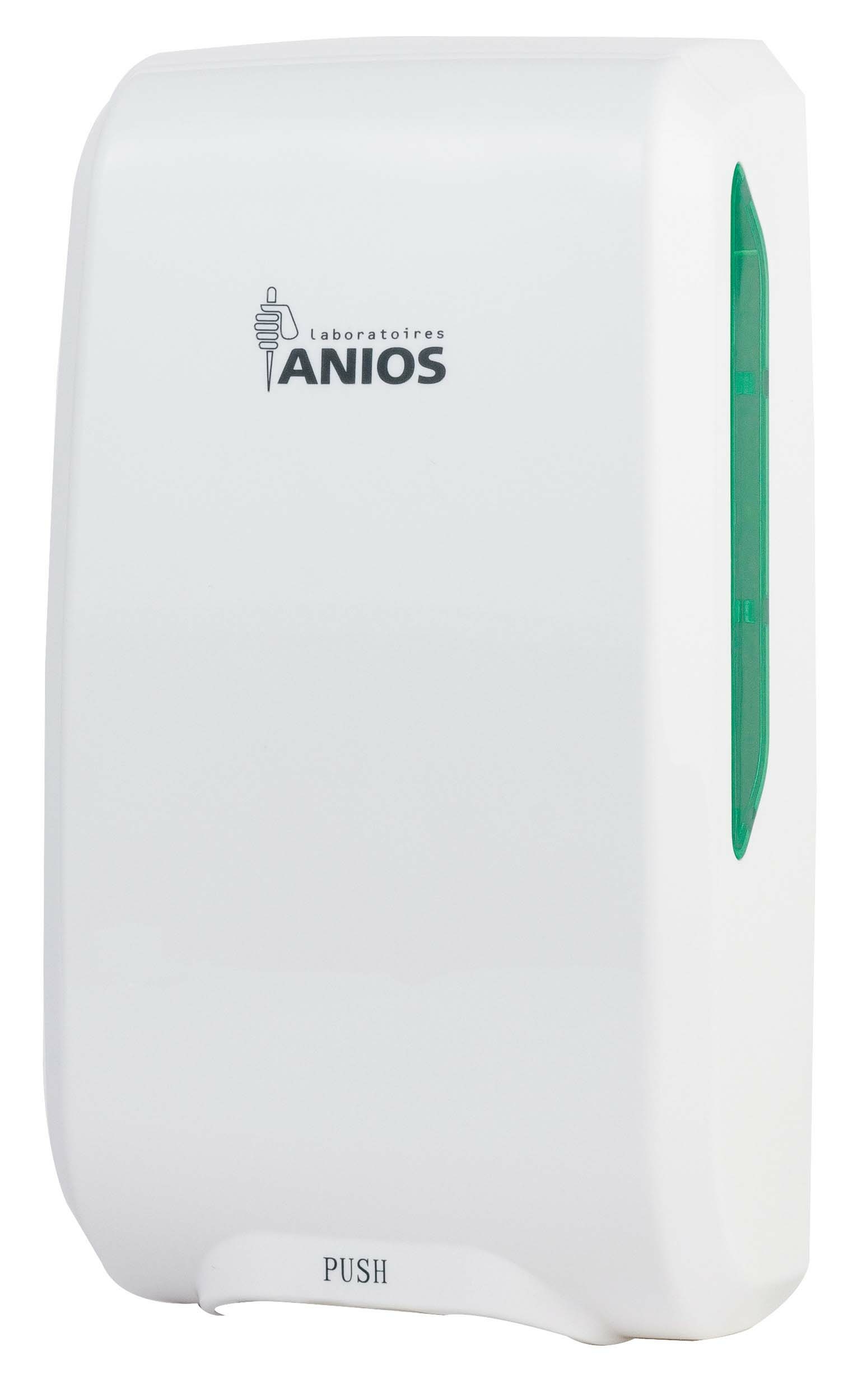 Distributeur Blanc ANIOS électronique pour flacon d’1 L CPA d’ANIOSGEL 85 NPC