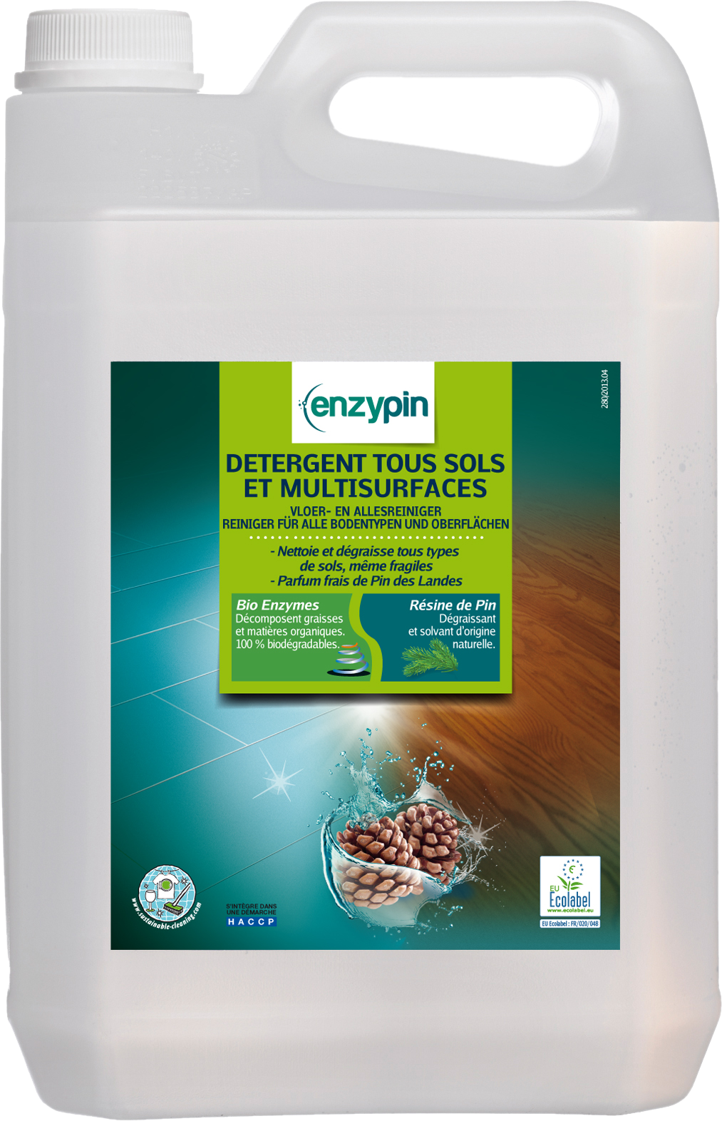Enzypin Detergent Tous Sol 5 Litres