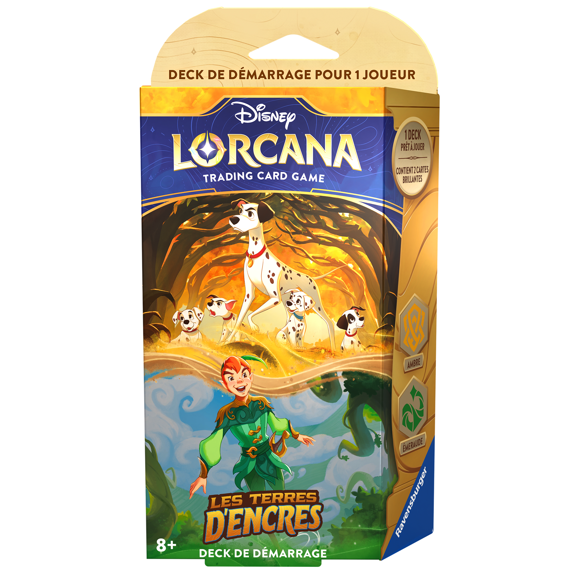 Lorcana - Deck de Démarrage : Les Terres d\'Encres - 101 Dalmatiens et Peter Pan - VF