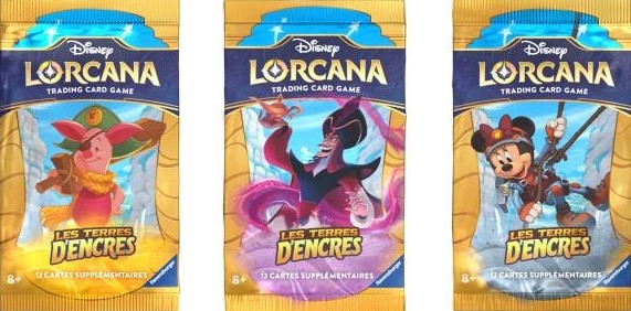 lorcana : chapitre 3 les terres d\'encres : Booster 12 cartes