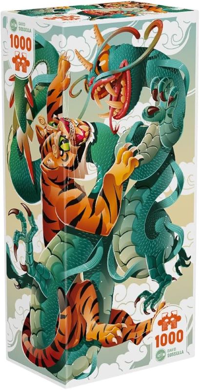 IELLO - PUZZLE UNIVERSE - 1000P : THE TIGER AND THE DRAGON