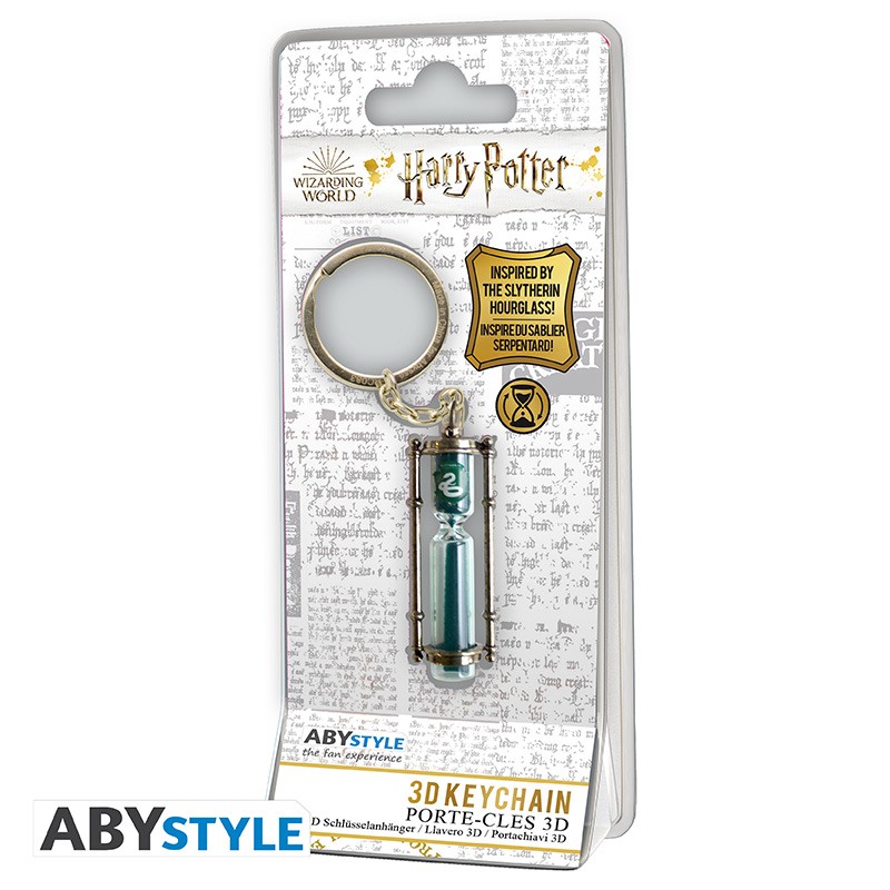 HARRY POTTER - Porte-clés 3D - Sablier Serpentard