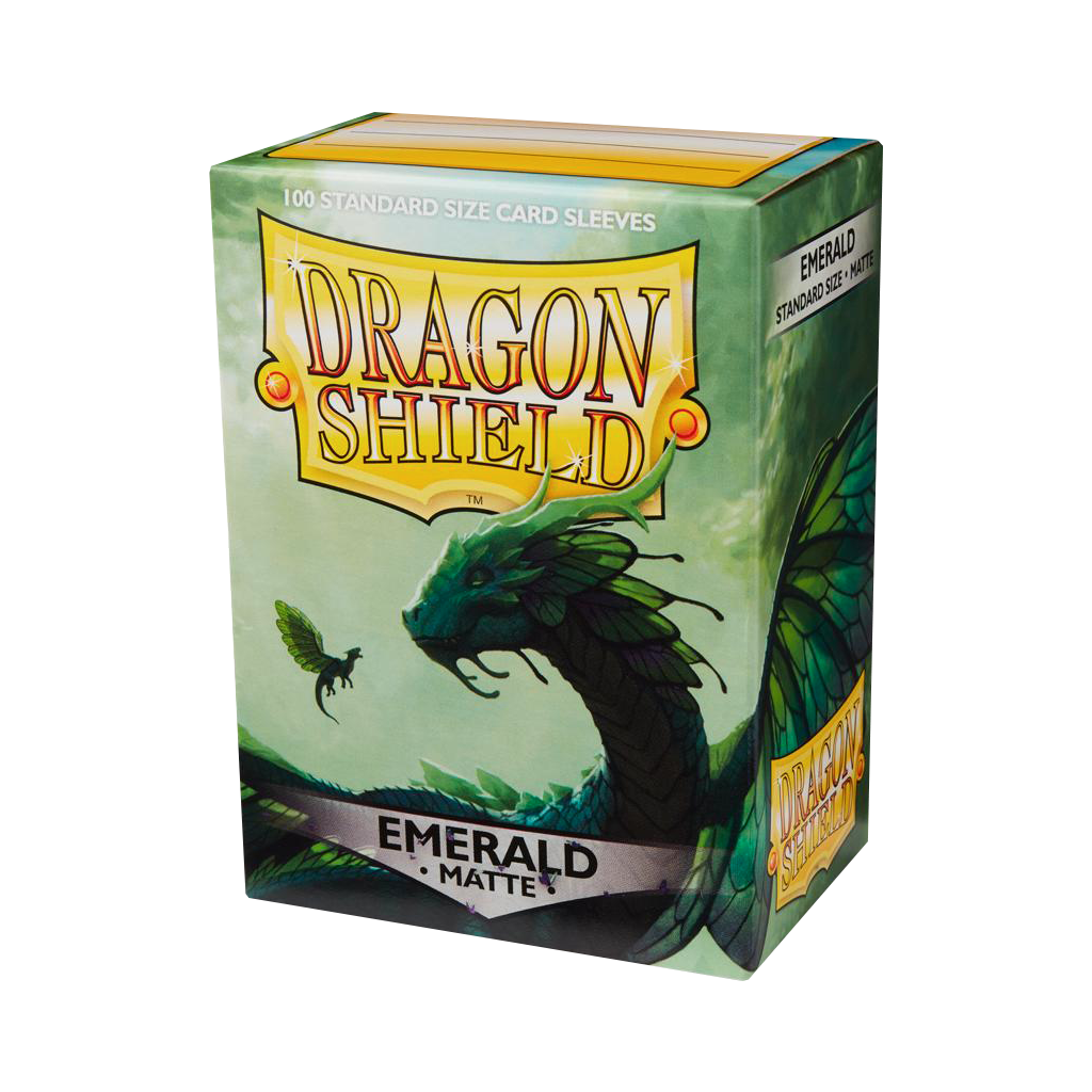 100 DRAGON SHIELD MATTE : EMERALD