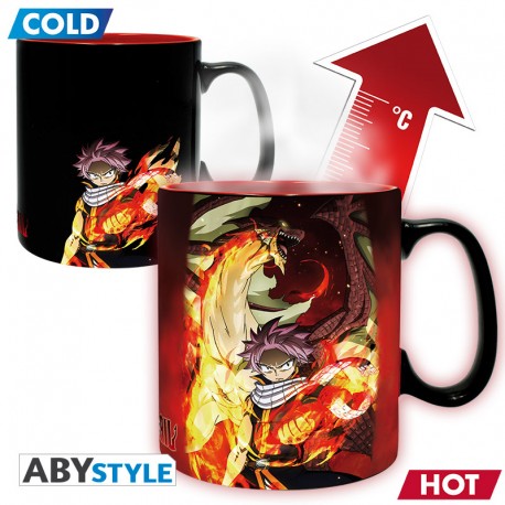 FAIRY TAIL - Mug Heat Change 460ml - Natsu & Lucy