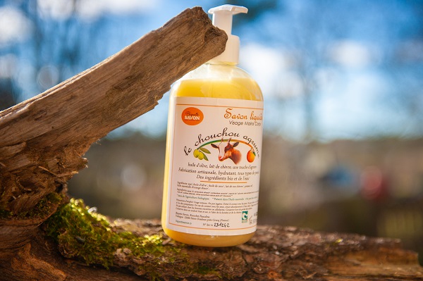 Savon liquide Chouchou agrume bio pour une peau douce et hydratée-Gel  douche- Biquette Savon