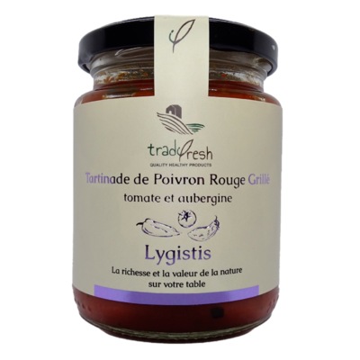Crème de Poivron Rouge Florina, Tomate, Aubergine 260g