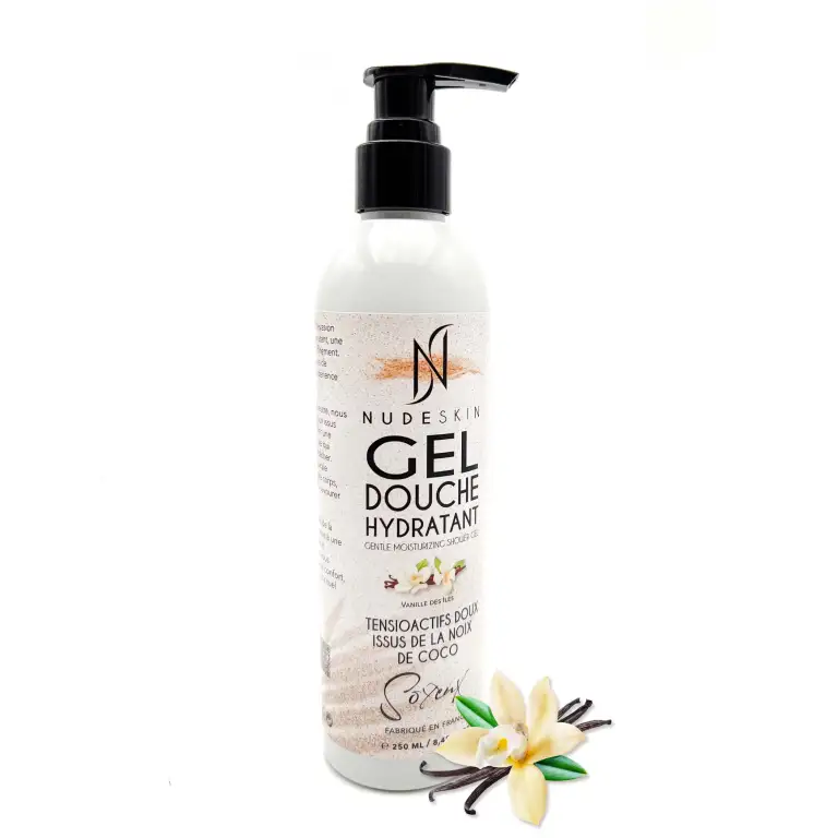 gel douche vanille des îles