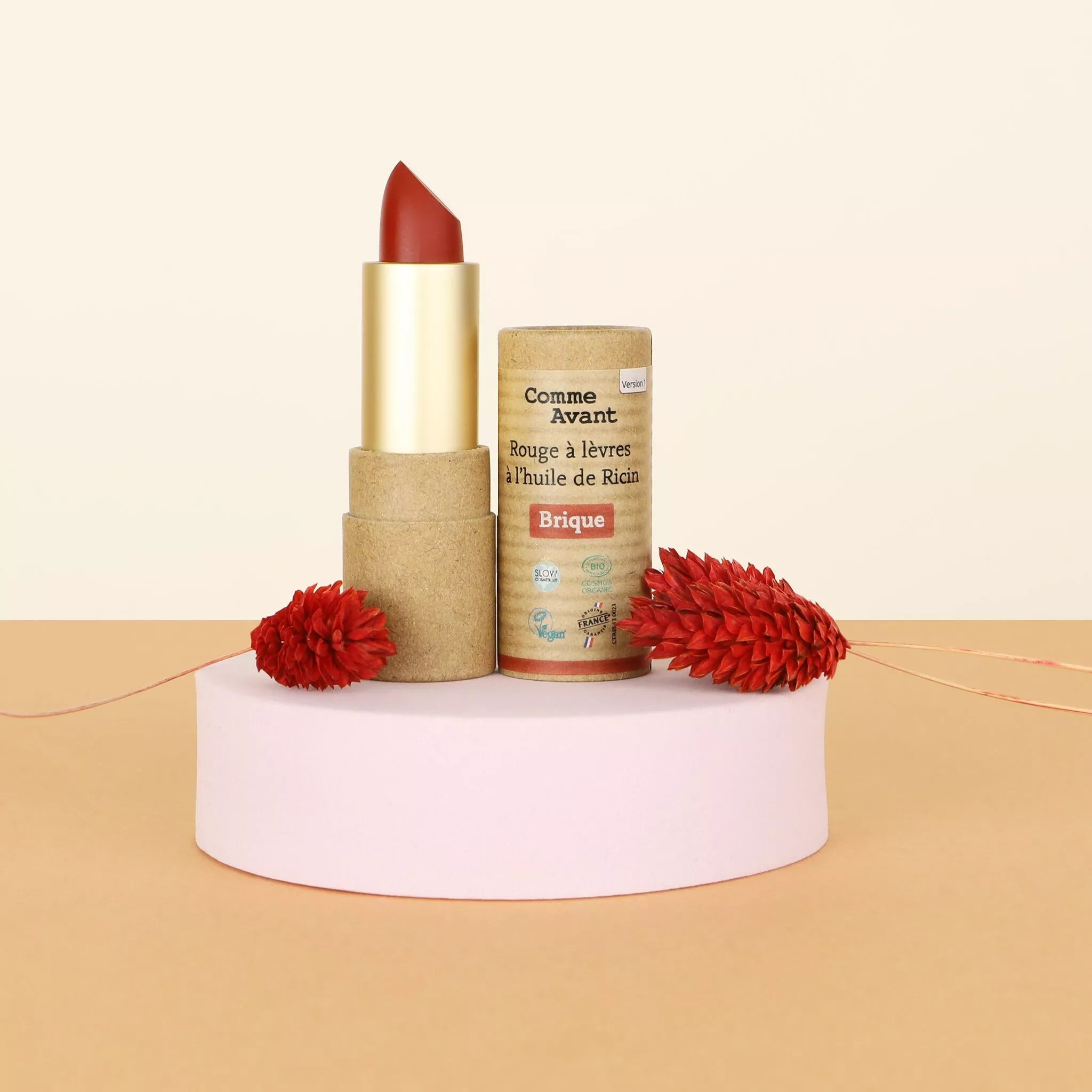 Rouge à lèvre Brique