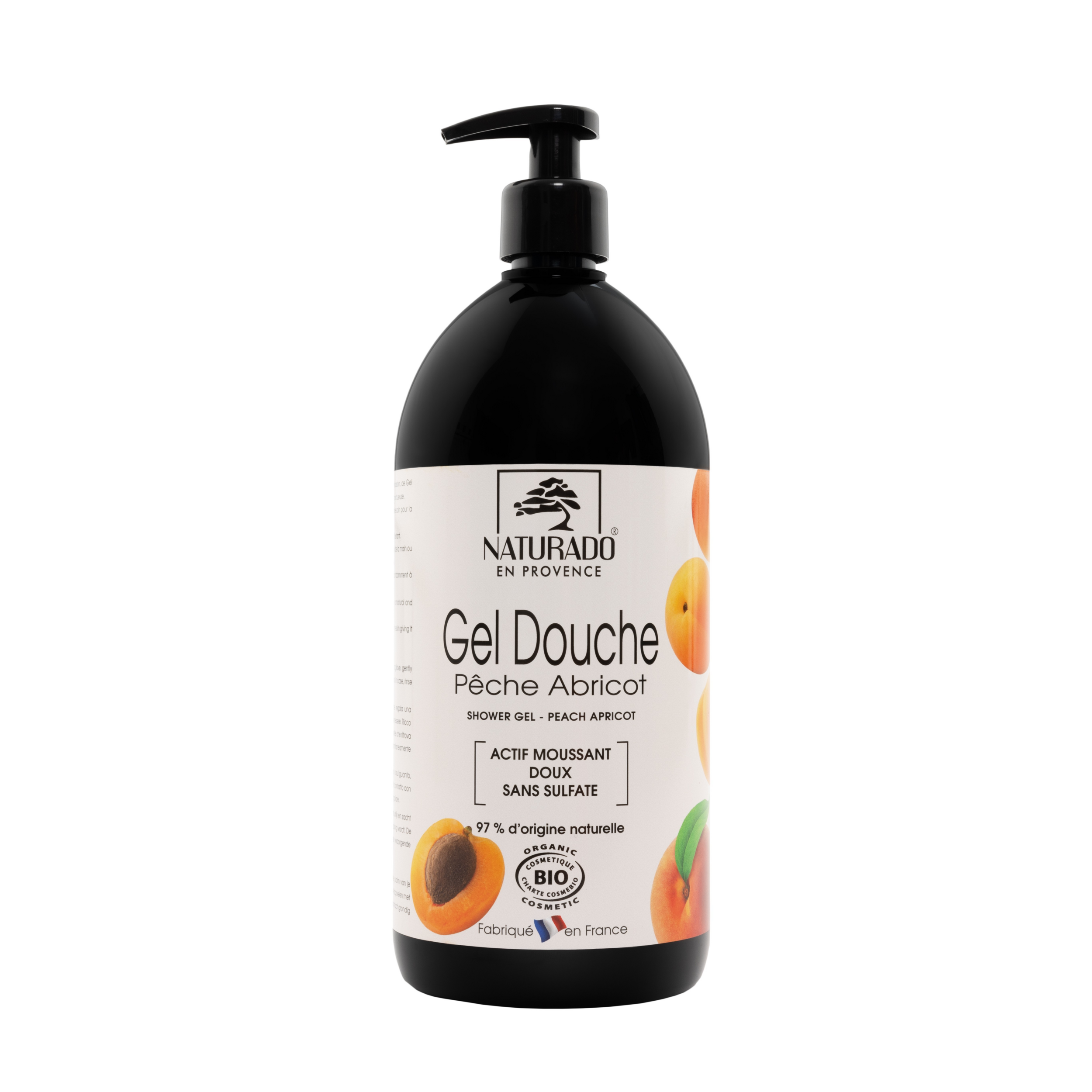Gel douche pêche abricot