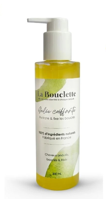 Gelée coiffante fixe les boucles