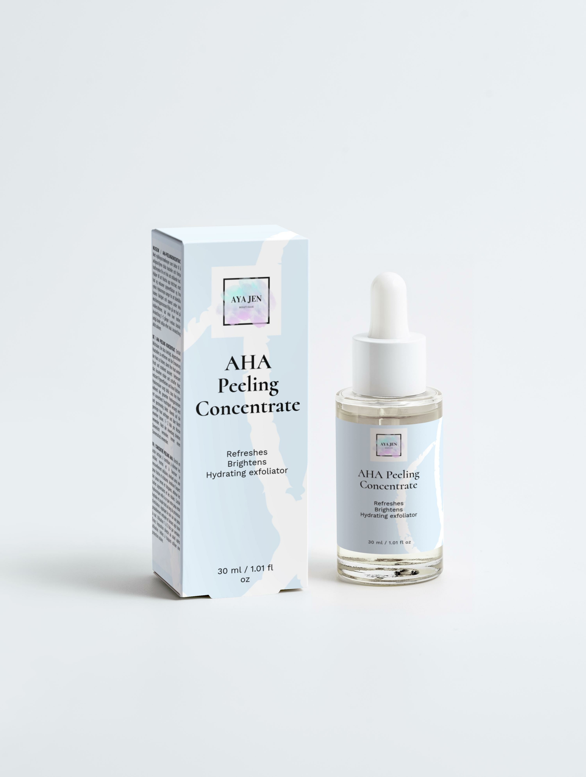 packagin recto ayajen sérum