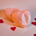 savon coeur rose