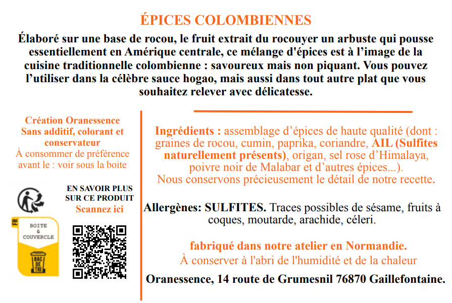 epices colombiennes