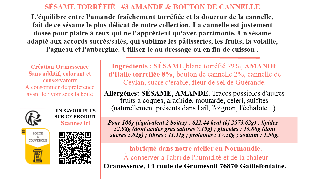 SESAME AMANDE