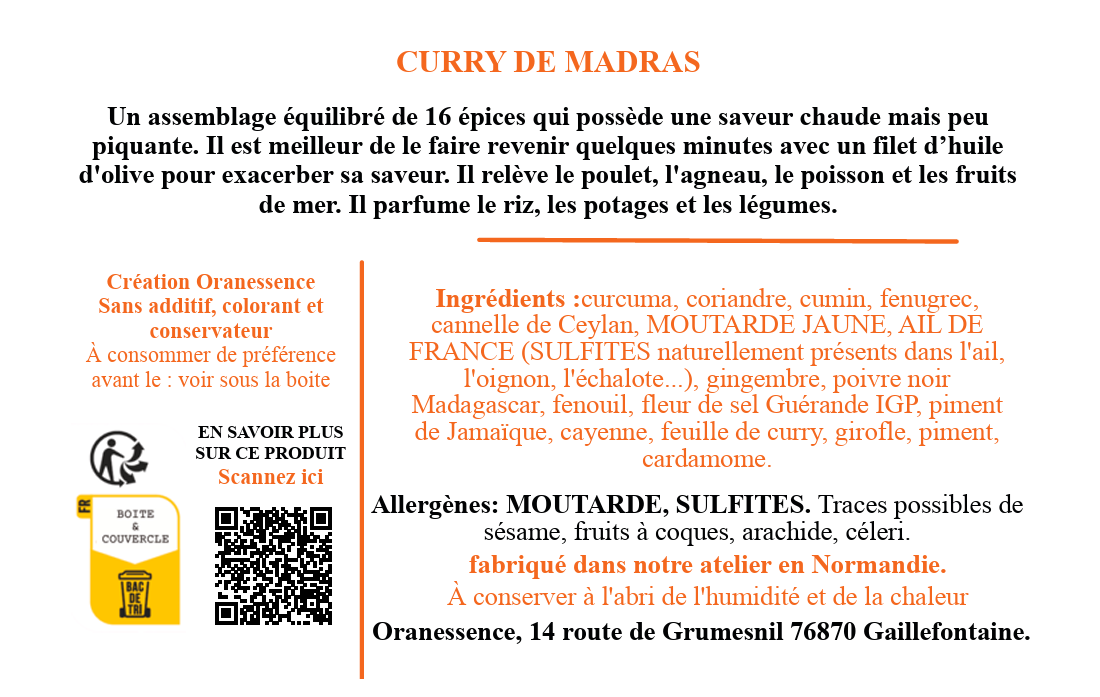 curry de madras